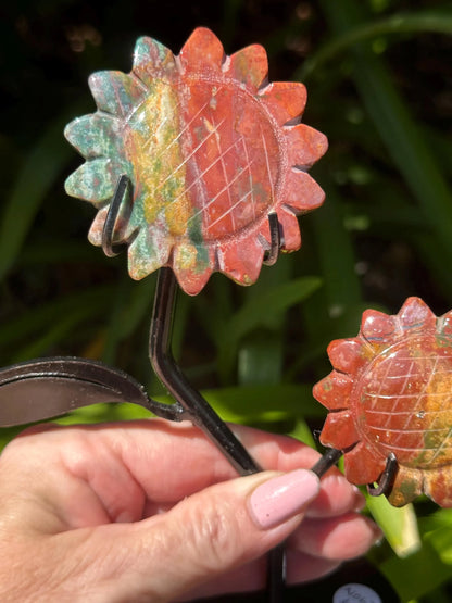 MOSS AGATE and OCEAN Jasper Sunflowers