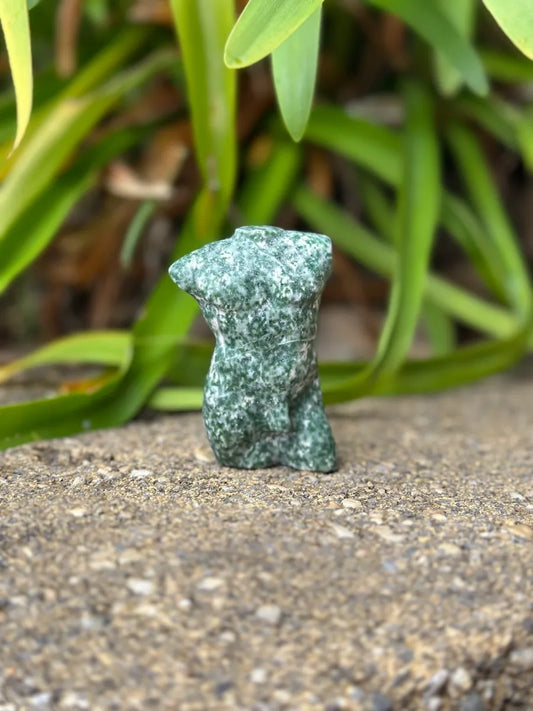 TREE AGATE MAN BODY CARVING